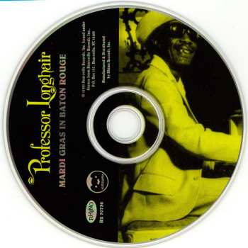 CD Professor Longhair: Mardi Gras In Baton Rouge