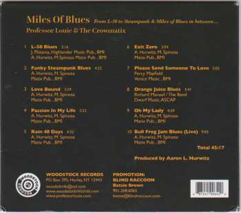 CD Professor Louie And The Crowmatix: Miles Of Blues