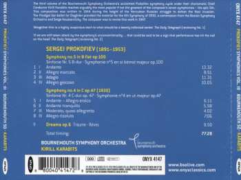CD Sergei Prokofiev: Symphonies 4 (Op. 47) & 5; Dreams