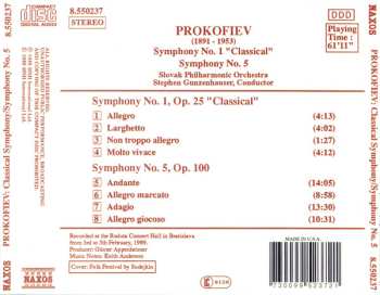 CD Sergei Prokofiev: Classical Symphony / Symphony No. 5