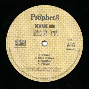 2LP The Prophets: Beware Dub