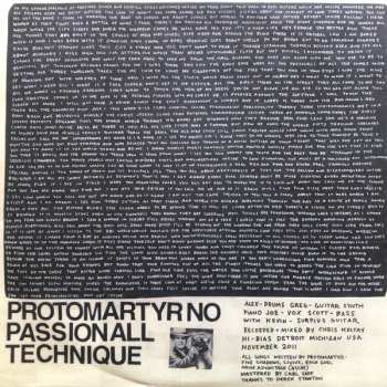 LP Protomartyr: No Passion All Technique LTD