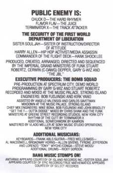 LP Public Enemy: Apocalypse 91... The Enemy Strikes Black CLR
