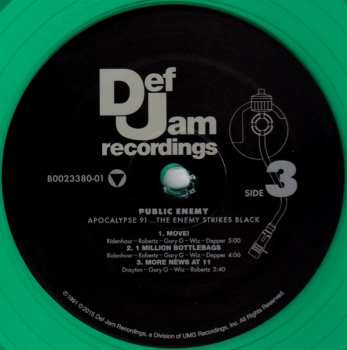 LP Public Enemy: Apocalypse 91... The Enemy Strikes Black CLR