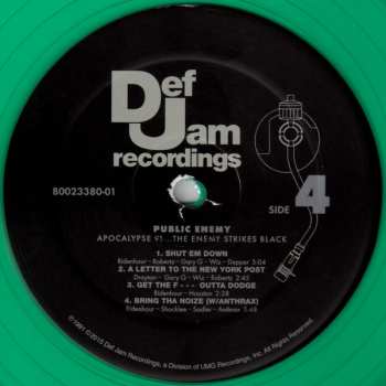 LP Public Enemy: Apocalypse 91... The Enemy Strikes Black CLR