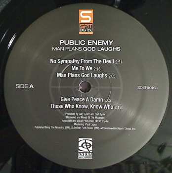 LP Public Enemy: Man Plans God Laughs