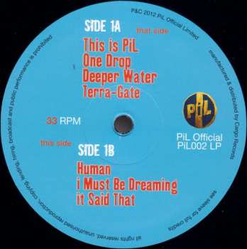 2LP Public Image Limited: This Is PiL