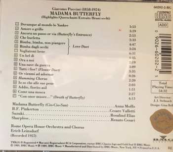 CD Giacomo Puccini: Madama Butterfly Highlights