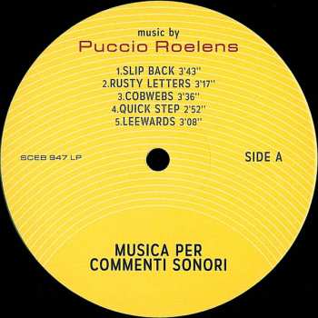 LP/CD Puccio Roelens: Musica Per Commenti Sonori 