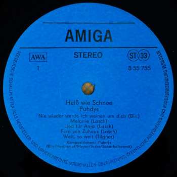 LP Puhdys: Heiß Wie Schnee
