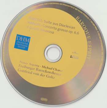 CD Georg Friedrich Händel: Baroque Esprit - Purcell: Dioclesian Suite; Händel: Concerto Grosso Op. 6 No. 6 Il Duello Amoroso