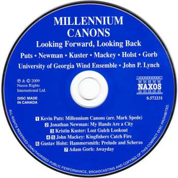 CD Gustav Holst: Millennium Canons (Looking Forward, Looking Back)