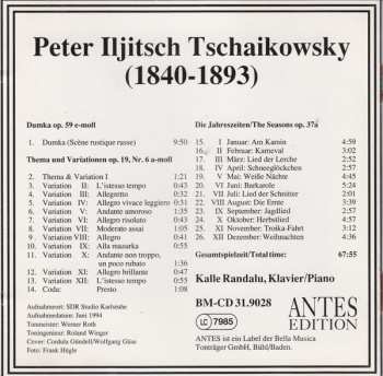 CD Pyotr Ilyich Tchaikovsky: Die Jahreszeiten Op. 37