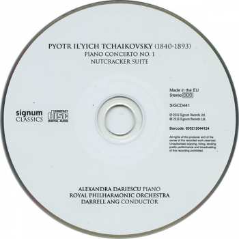 CD Pyotr Ilyich Tchaikovsky: Piano Concerto No.1 / Nutcracker Suite