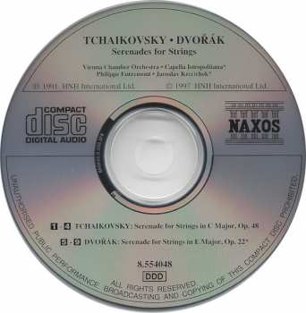 CD Antonín Dvořák: Serenades For Strings
