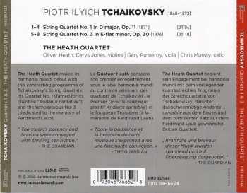 CD Pyotr Ilyich Tchaikovsky: String Quartets Nos. 1 & 3