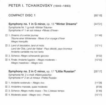 2CD Pyotr Ilyich Tchaikovsky: Symphonies Nos. 1-3 / Marche Slave / Capriccio Italien