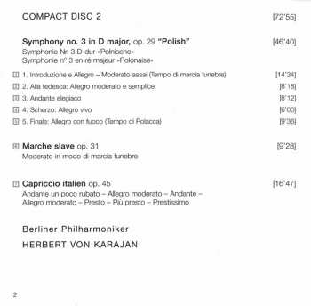 2CD Pyotr Ilyich Tchaikovsky: Symphonies Nos. 1-3 / Marche Slave / Capriccio Italien