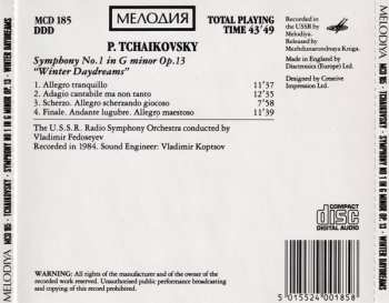 CD Pyotr Ilyich Tchaikovsky: Symphony No 1 In G Minor Op.13 Winter Daydreams