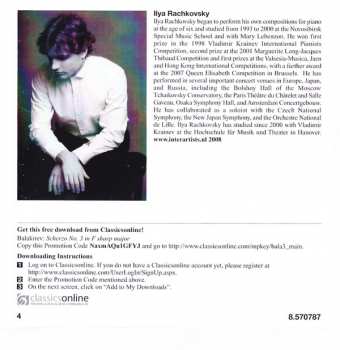 CD Pyotr Ilyich Tchaikovsky: The Seasons - Piano Sonata In C Sharp Minor
