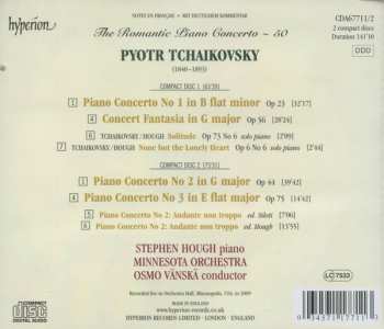 2CD Pyotr Ilyich Tchaikovsky: The Three Piano Concertos / Concert Fantasia