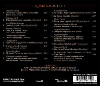 CD Quartom: Acte III