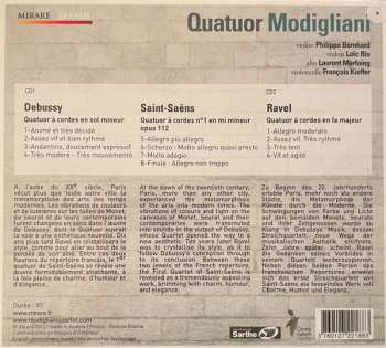 2CD Claude Debussy: Quatuors à Cordes