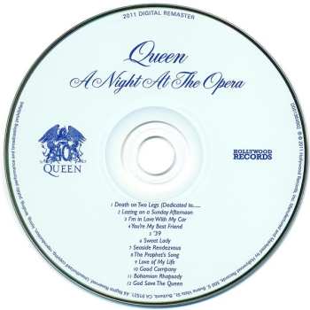 2CD Queen: A Night At The Opera