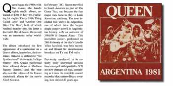 2CD Queen: Argentina 1981 - The Complete Buenos Aires Broadcast