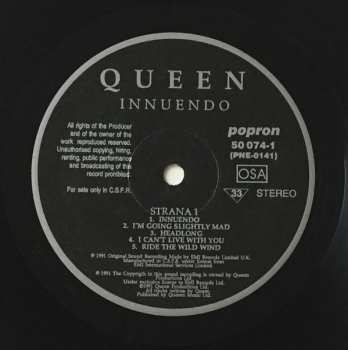 LP Queen: Innuendo