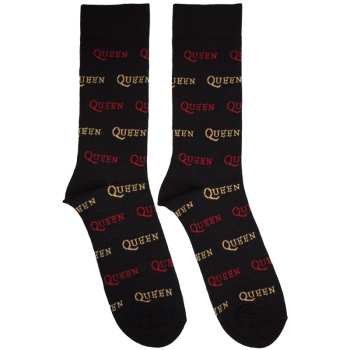 Merch Queen: Ankle Socks Logo Queen Repeat Colour