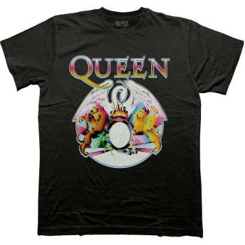 Merch Queen: T-shirt Multi Colour Crest