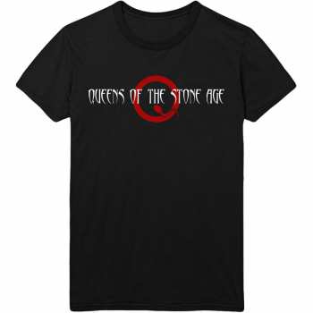 Merch Queens Of The Stone Age: T-shirt Text Logo Queens Of The Stone Age 
