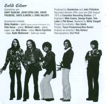 2CD Quicksilver Messenger Service: Shady Grove / Solid Silver