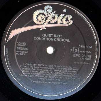 LP Quiet Riot: Condition Critical