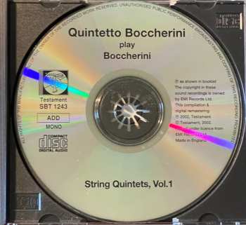 CD Luigi Boccherini: Quintets, Vol.1