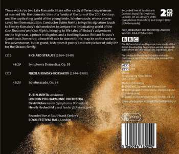 2CD The London Philharmonic Orchestra: Symphonia Domestica; Scheherazade
