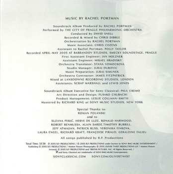 CD Rachel Portman: Oliver Twist (Original Motion Picture Soundtrack)