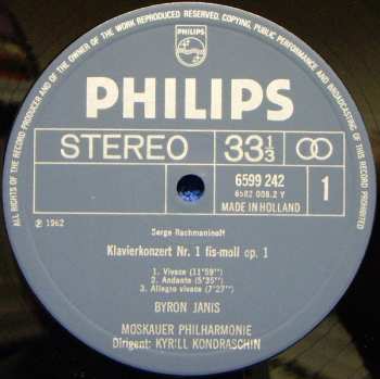 2LP The London Symphony Orchestra: Klavierkonzerte Nr.1, 2 & 3 = (Piano Concertos Nos. 1, 2 & 3)