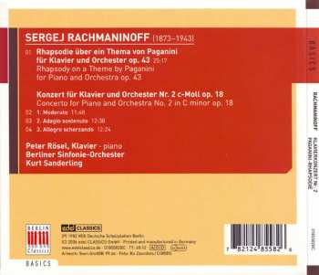 CD Sergei Rachmaninoff: Klavierkonzert Nr. 2 / Paganini-Rhapsodie