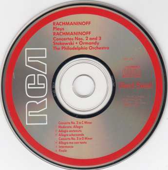 CD Sergei Vasilyevich Rachmaninoff: Rachmaninoff Plays Rachmaninoff (Concertos Nos. 2 And 3)