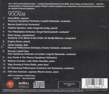 CD Sergei Vasilyevich Rachmaninoff: Vocalise