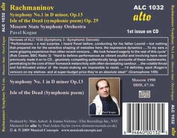 CD Sergei Vasilyevich Rachmaninoff: Symphony No. 1; Isle of the Dead