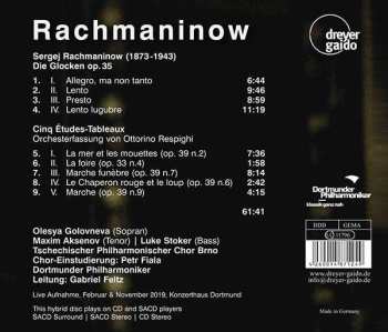 SACD Sergei Vasilyevich Rachmaninoff: Die Glocken Op. 35; Cinq Études-Tableaux