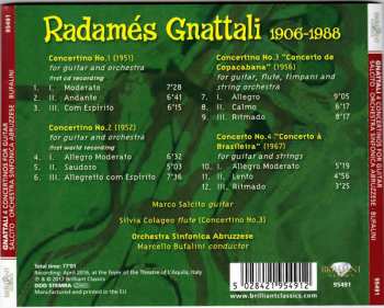 CD Radamés Gnattali: 4 Concertos For Guitar And Orchestra