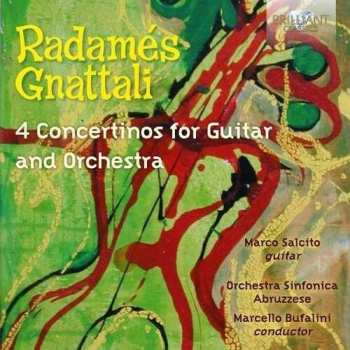 CD Radamés Gnattali: 4 Concertos For Guitar And Orchestra
