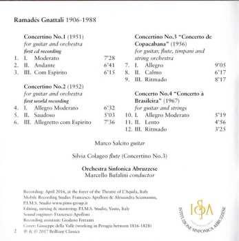 CD Radamés Gnattali: 4 Concertos For Guitar And Orchestra