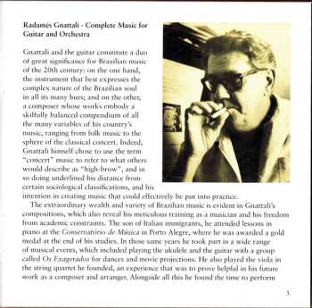 CD Radamés Gnattali: 4 Concertos For Guitar And Orchestra