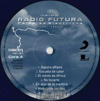 2LP Radio Futura: Lo Mejor De Radio Futura: Paisajes Eléctricos (1982-1992) CLR