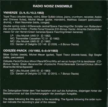CD Radio Noisz Ensemble: Odiszée Parck